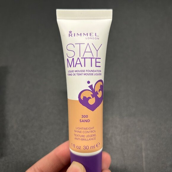 Rimmel London 2 PK Stay Matte Liquid Mousse Foundation 300 Sand 1 Fl Oz - Picture 2 of 2